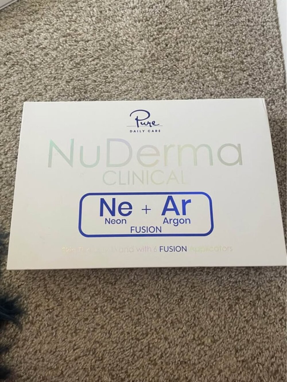 NuDerma Clinical Portable Skin Therapy Wand Machine